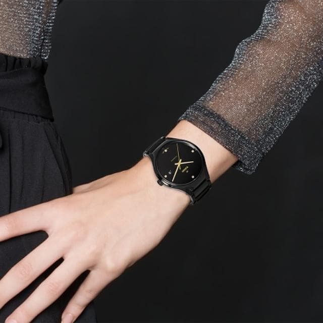 【Rado 雷達表 官方授權】True真我系列鑽石自動機械錶-40mm R03推薦 送禮 禮物 推薦(R27056712)