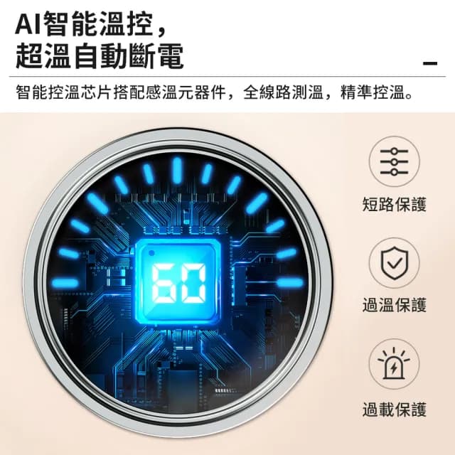 【邁巴克】USB智能暖手枕 石墨烯發熱暖暖包 冬季毛絨暖手袋(布套可拆洗)