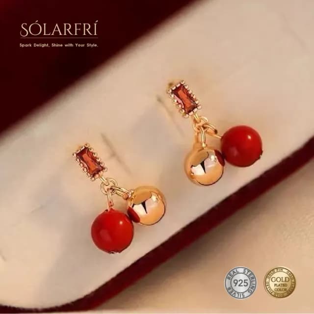 【SOLARFRi】銀針耳環｜閃耀輕奢小眾款親膚低敏 附品牌禮盒包裝(閨蜜情人女友母親老婆禮物)