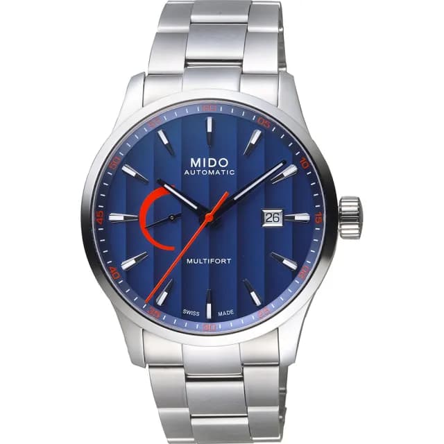 【MIDO 美度】官方授權 Multifort 動力儲存機械錶-42mm 手錶 送禮 推薦(M0384241104100)