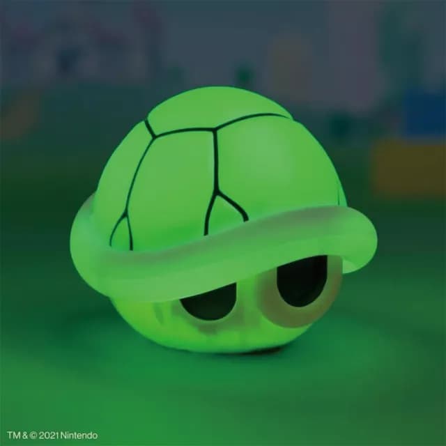 【Paladone UK】任天堂超級瑪利歐 綠龜殼發聲 升級音效 造型小夜燈(瑪利歐 造型夜燈 送禮 生日禮物)