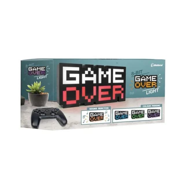 【Paladone UK】Game Over 遊戲完結造型燈飾小夜燈(造型夜燈 送禮 生日禮物)