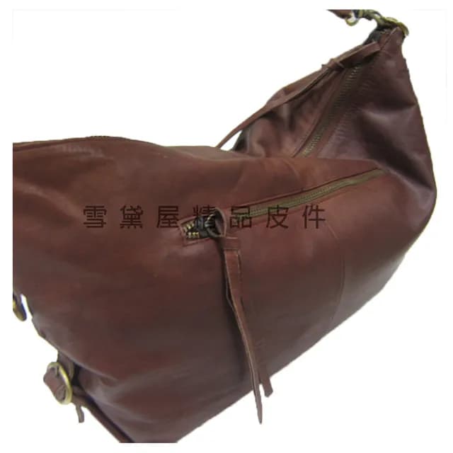 【SNOW.bagshop】情人節禮物 真皮 斜側包軟質皮革中容量(真皮包包 100%進口牛皮革復古肩背斜側背附二組活動
