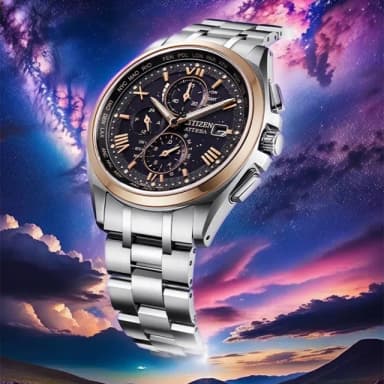 【CITIZEN 星辰】電波時計30週年限定 鈦 光動能萬年曆電波手錶 母親節 送禮 禮物(AT8254-61E)