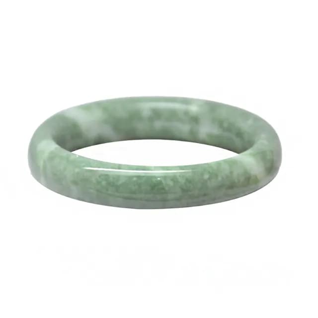 【飾品配件】飄花天然翡翠玉石手鐲(手飾 手環 玉鐲 青玉 送禮 禮品 長輩 配件 保平安)