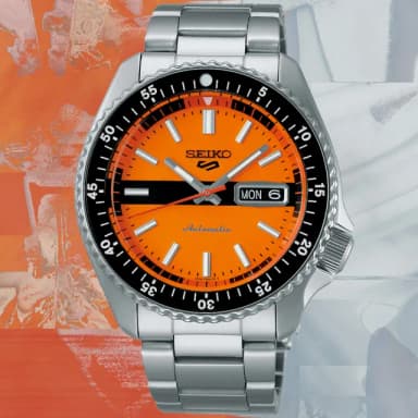 【SEIKO 精工】5 Sports 55週年 SKX現代詮釋版 機械腕錶 母親節 禮物 推薦(SRPK11K1/4R36-13V0L)