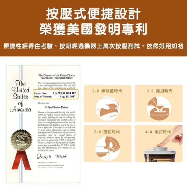 【安酷生活】1000ml 2入組一鍵按壓防滑刮平奶粉罐 附贈勺子掛具三角刮平片(奶粉罐/奶粉盒/奶粉分裝盒)