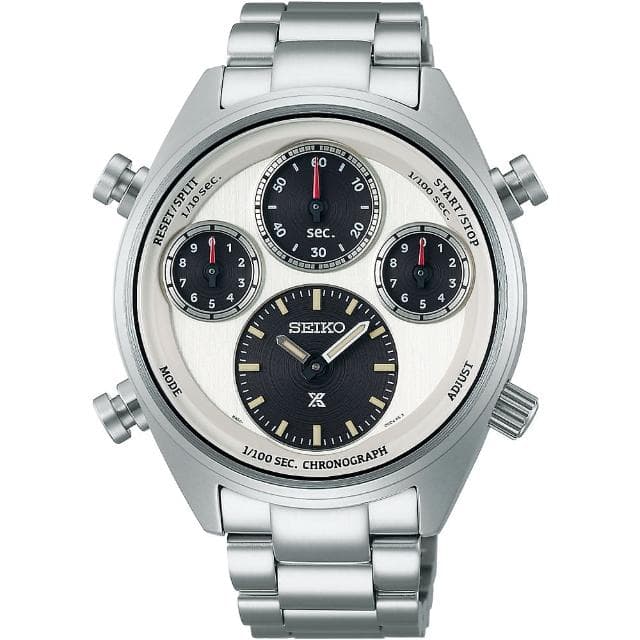 【SEIKO 精工】Prospex 製錶110週年限量 1/100秒太陽能計時手錶 母親節 禮物 送禮(SFJ009P1/8A50-00D0S)