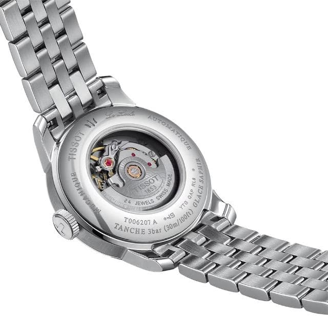 【TISSOT 天梭 官方授權】Le Locle 20周年鑽石機械女錶 贈原廠皮帶 母親節 禮物 送禮(T0062071103601)