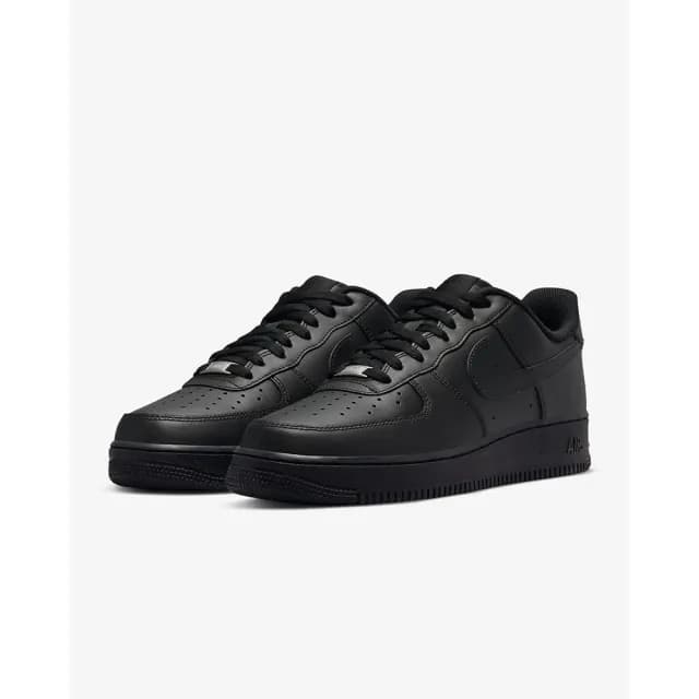 【NIKE 耐吉】休閒鞋 運動鞋 AIR FORCE 1 07 男鞋 黑(CW2288001)