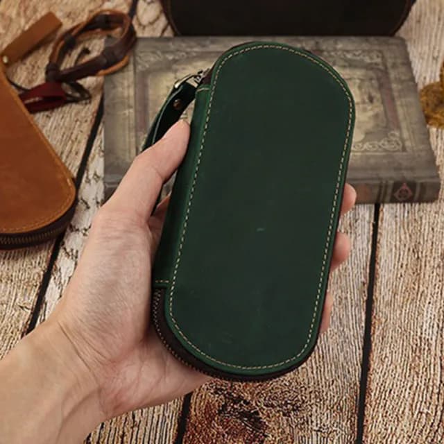 【LEEHER】情人節禮物 男包/包包/鉛筆袋/文具包/多功能筆袋/筆插/真皮筆袋/復古筆袋/鋼筆收納包/極簡筆袋/