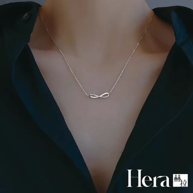 【HERA 赫拉】ll現貨ll氣質冷淡風水鑽鎖骨鍊-2色#H100331B(項鍊 項鏈 情人節禮物 生日禮物)