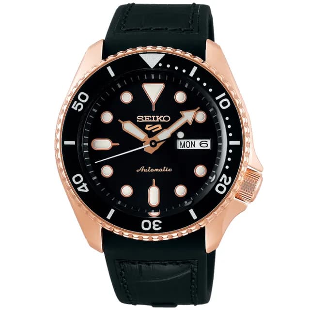 【SEIKO 精工】5 Sports系列 時尚潮流機械腕錶 畢業禮物 送禮 推薦(SRPD76K1/4R36-07G0J)