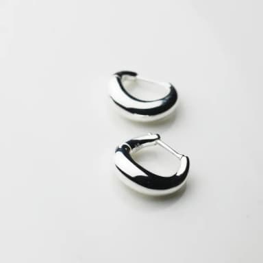 【Georg Jensen 喬治傑生】#433G Offspring 純銀針式耳環-小
