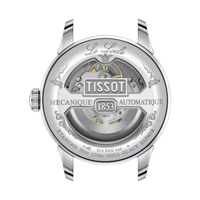 【TISSOT 天梭】Le Locle 80小時動力儲存 20周年機械錶 手錶 父親節禮物(T0064071103303)