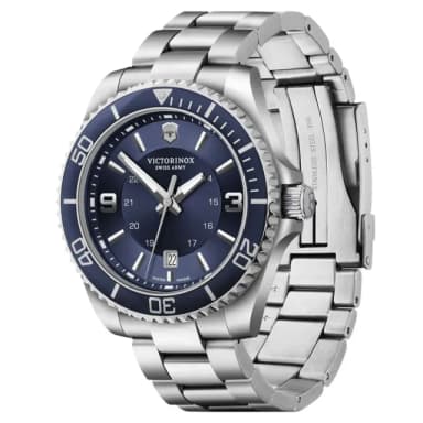 【VICTORINOX 瑞士維氏】Maverick 經典時尚石英腕錶 畢業禮物 送禮 推薦(VISA-242007)