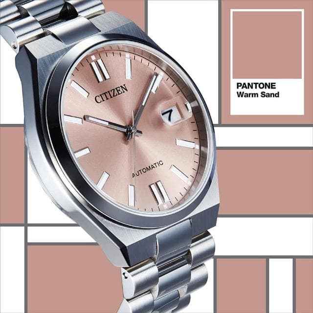 【CITIZEN 星辰】Mechanical PANTONE限定 時尚機械錶 腕錶 男錶 手錶 畢業 禮物 推薦(NJ0158-89Y/棕40mm)