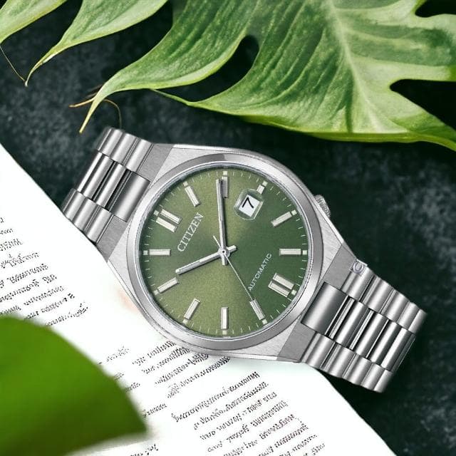 【CITIZEN 星辰】Mechanical PANTONE限定 時尚機械錶 腕錶 男錶 手錶 畢業 禮物 推薦(NJ0158-89Z/綠40mm)