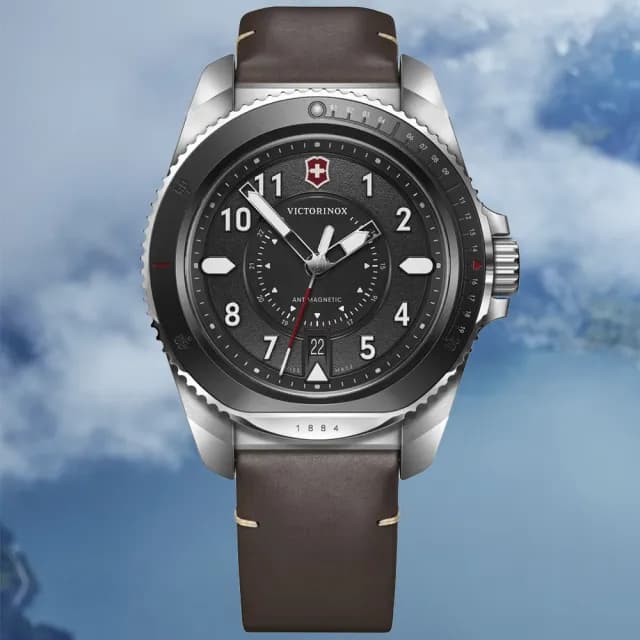 【VICTORINOX 瑞士維氏】JOURNEY 1884系列 戶外時尚石英腕錶 七夕 情人節 送禮 推薦(VISA-241976.1)