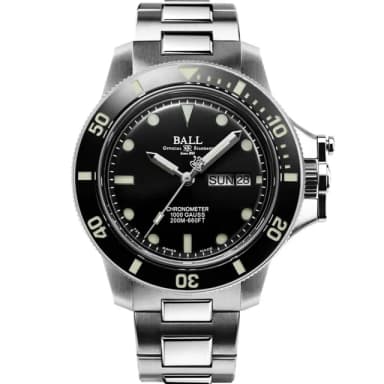 【BALL 波爾】B1_天文台認證200米潛水機械錶-40mm 送禮 禮物 送禮 推薦(DM2118B-SCJ-BK)