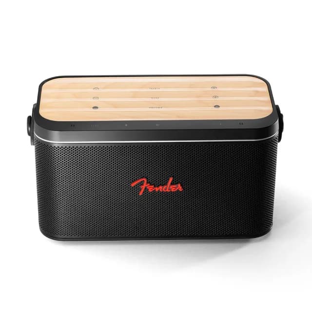 【Fender】RIFF 60W IP54防水攜帶藍芽音響喇叭 台灣原廠保固 楓木觸控(RIFF IP54防塵防潑水 多顆串聯)