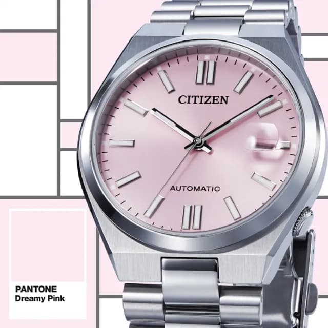 【CITIZEN 星辰】Mechanical x PANTONE限定 色彩密語 機械錶 父親節 送禮 推薦(NJ0158-89X)