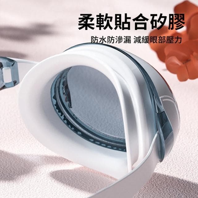 【ANTIAN】防水防霧成人高清泳鏡 矽膠游泳眼鏡 潛水護目鏡 男女通用(母親節禮物)