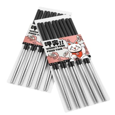 【工具網】筷子推薦 送禮推薦 不銹鋼 碗筷 入厝送禮 180-CPSBS230-10 碗筷(尖頭筷 家用筷子 筷子組 入厝禮)