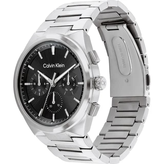 【Calvin Klein 凱文克萊】CK Distinguish 日曆手錶-44mm 520送禮 禮物(25200459)
