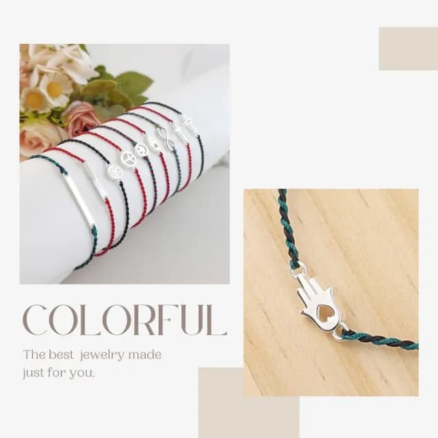 【Majalica】蠟繩手鍊．無限．十字架｜祝福祈願(新年禮物)