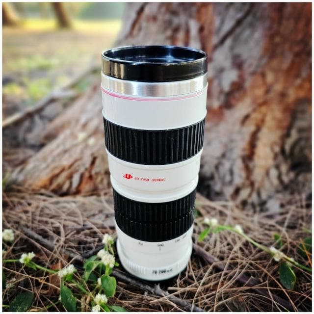 【May Shop】不鏽鋼保溫KUSO搞怪鏡頭杯 附杯蓋(KUSO創意聖誕交換禮物)
