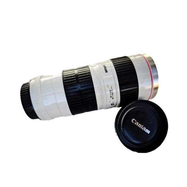 【May Shop】不鏽鋼保溫KUSO搞怪鏡頭杯 附杯蓋(KUSO創意聖誕交換禮物)