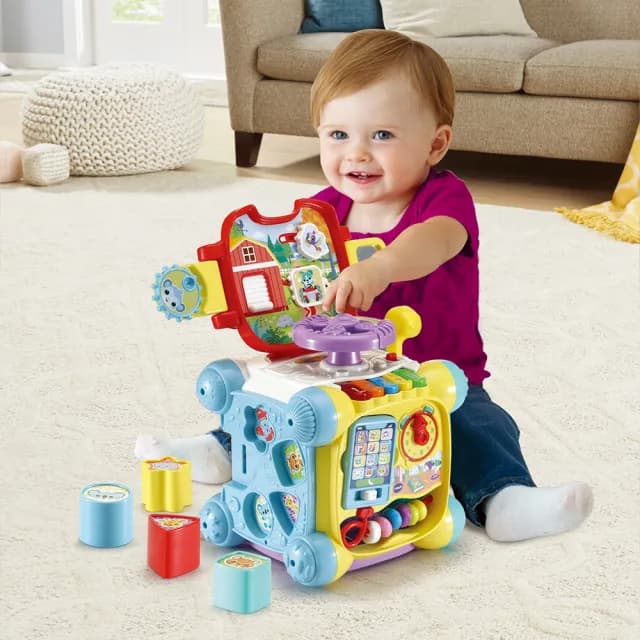 【Vtech】6合1方向盤探索學習寶盒(多功能禮物玩具最推薦)