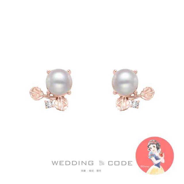 【WEDDING CODE】14K金 耳環 迪士尼白雪公主TME1745(限量 618限定 現貨 禮盒)