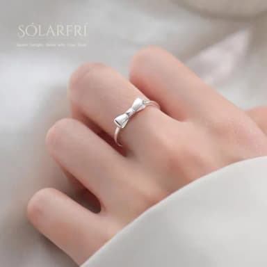 【SOLARFRi】輕奢閃耀戒指｜可調整戒圍大小禮盒包裝(閨蜜求婚訂婚女友老婆情人生日禮物)