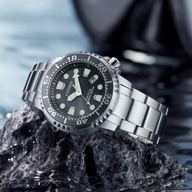 【CITIZEN 星辰】PROMASTER系列 Marine 光動能潛水腕錶 父親節 禮物 送禮 推薦(BN0167-50H)