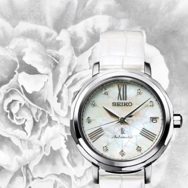 【SEIKO 精工】Lukia系列 銀座 25周年紀念 真鑽機械腕錶 母親節 禮物 推薦(SPB133J1/6R35-00N0W)