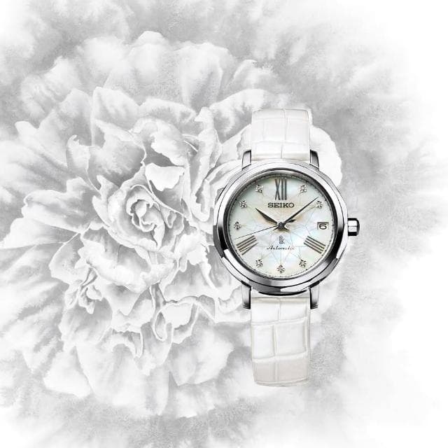 【SEIKO 精工】Lukia系列 銀座 25周年紀念 真鑽機械腕錶 母親節 禮物 推薦(SPB133J1/6R35-00N0W)