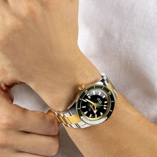 【Rado 雷達表】庫克船長 陶瓷框 自動機械 潛水錶送禮推薦(R32138303)
