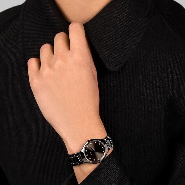 【Rado 雷達表】True Thinline 真我系列 簡約時尚陶瓷女錶送禮推薦(R27956722)