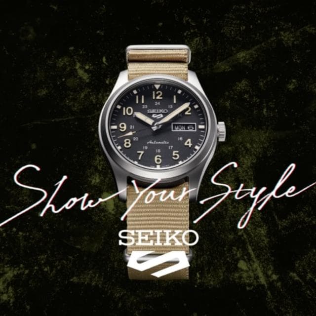 【SEIKO 精工】5 Sports系列 Lineup 復古軍風 機械腕錶 母親節 禮物 推薦(SRPG35K1/4R36-10A0U)