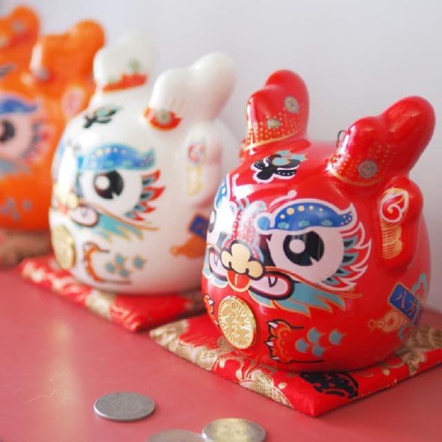 【Royal Duke】錢龍吉祥發財撲滿-小(開店送禮 開運小物 交換禮物 存錢筒)