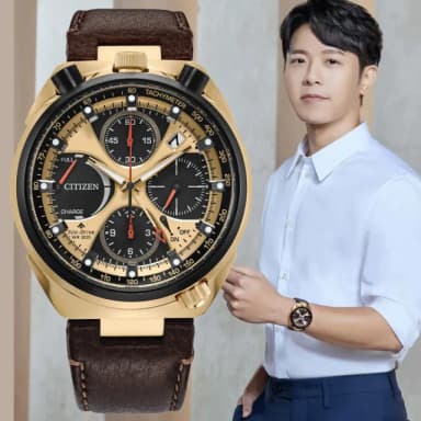 【CITIZEN 星辰】PROMASTER 韋禮安配戴 Tsuno Chrono50週年 光動能 碼錶計時 送禮 禮物推薦(AV0072-01X)