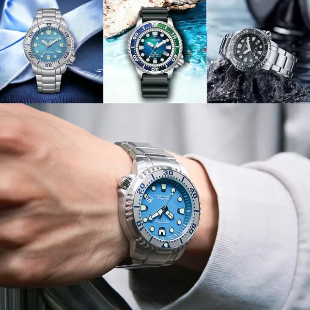【CITIZEN 星辰】PROMASTER 200米 光動能 潛水錶  男錶 畢業 禮物 推薦(BN0165-55L.BN0166-01L.BN0167-50H)