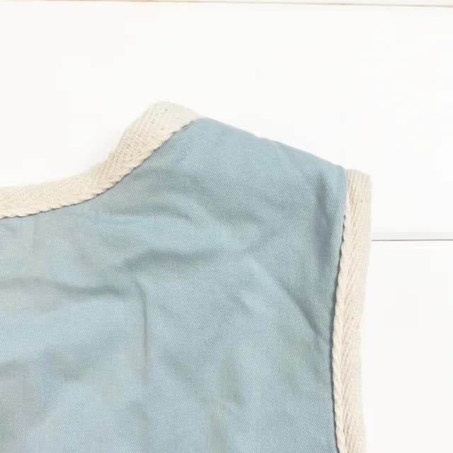 【橘魔法】繽紛多彩滾邊鋪棉背心(夾克 背心 外套 兒童 童裝 中童 中性款 外搭 男童 女童)