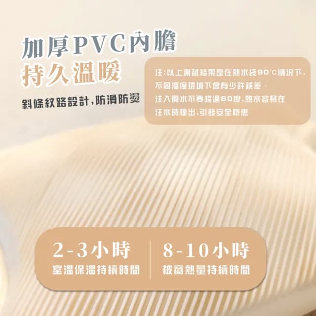 【球球袋】柔軟毛絨布套熱水袋1000ml(冷熱兩用 冰敷袋 暖手袋 運動冰敷 暖水袋 暖宮袋)