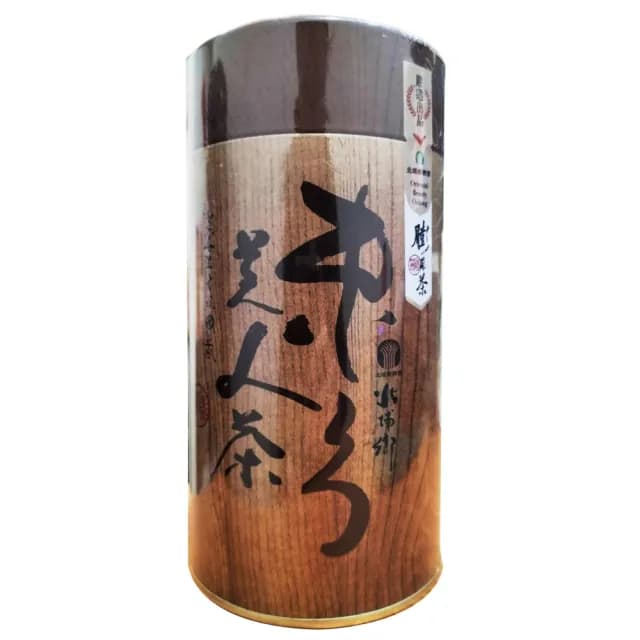 【北埔農會】東方美人茶-木紋罐150gx1罐(0.25斤;嚴選膨風茶)