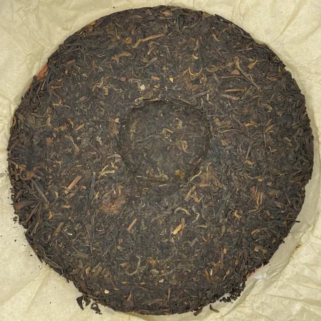 【盛嘉源】港訂勐海廠 雲南七子餅茶 水藍印 90末(普洱茶   生茶 357g)