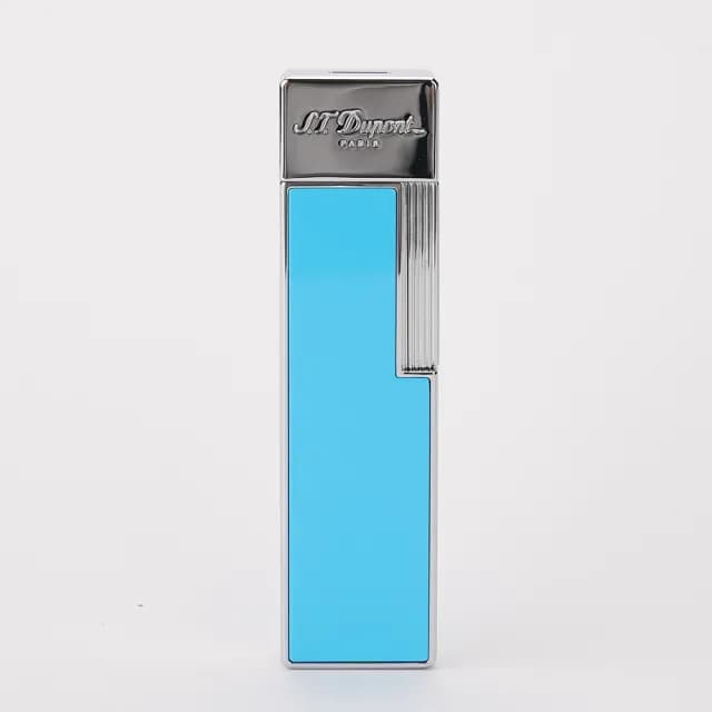 【S.T.Dupont 都彭】Twiggy 噴射式打火機 天藍色 送禮 禮物 推薦(030007)