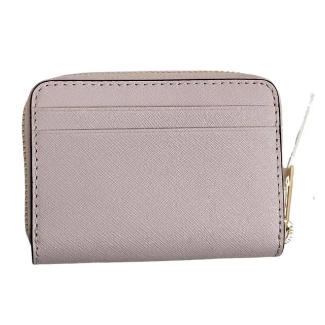 【Michael Kors】防刮皮革拉鍊零錢包/卡包兩色可選(贈原廠紙袋七夕情人節)